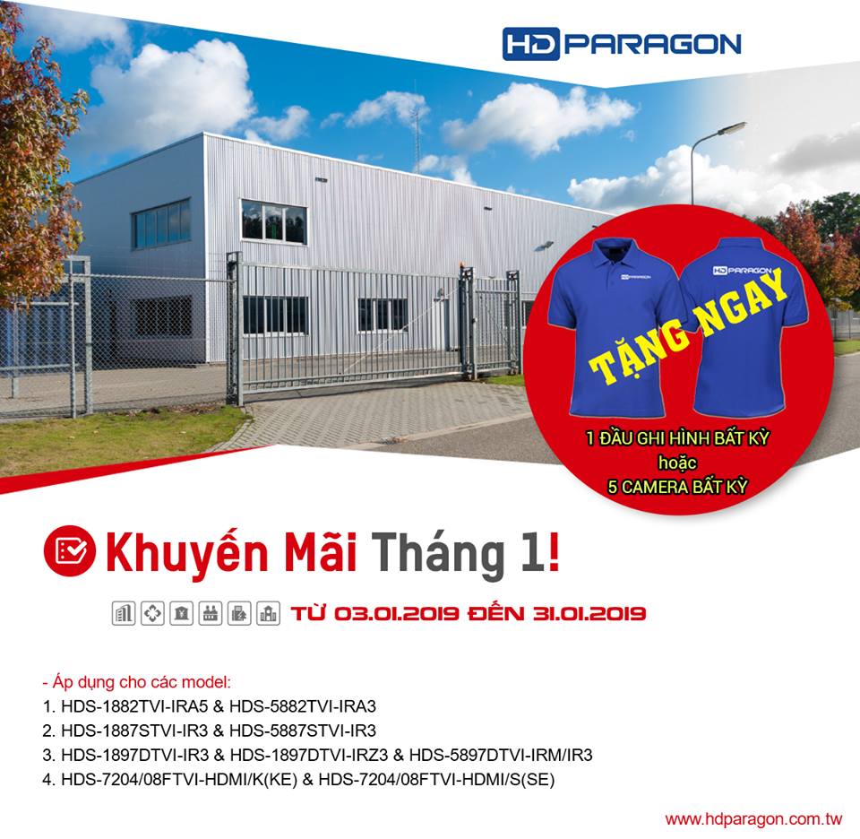 Khuyến mãi năm mới cùng HDPARAGON