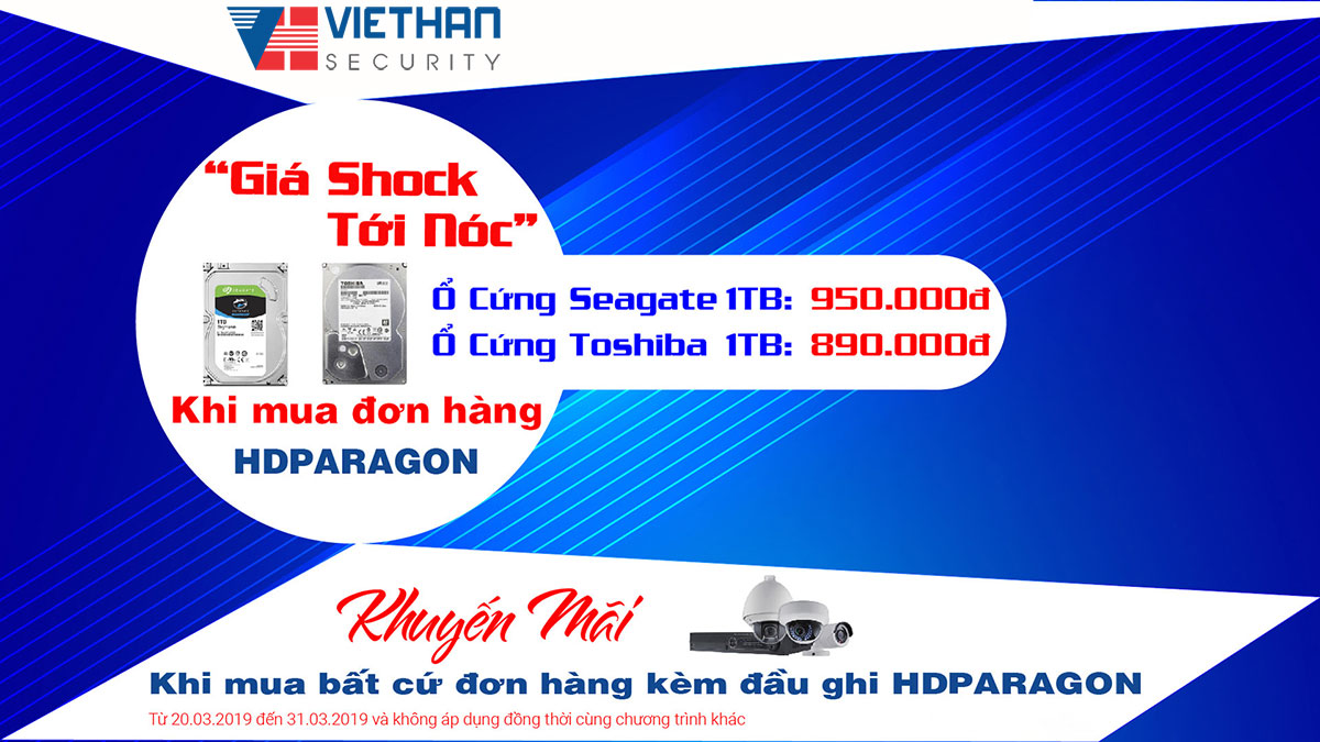 Khuyến mãi giá sốc ổ cứng Seagate và Toshiba