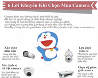 6 Lời khuyên khi chọn mua Camera quan sát
