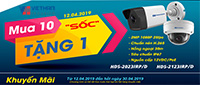 Khuyến Mãi Camera IP HDPARAGON Mua 10 Tặng 1 