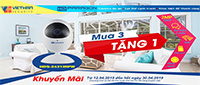 Khuyến mãi Mua 3 Tặng 1 Camera HDPARAGON HDS-2421IRPW