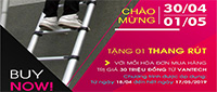 Khuyến mãi đặc biệt tặng thang rút khi mua hàng Vantech