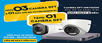  Camera HIKVISION DFT Mua 3 + Tặng 1 HOT Tháng 5