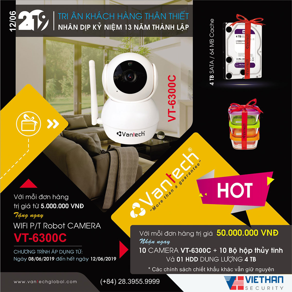 VANTECH Tri ân khách hàng thân thiết - Kỷ niệm 13 năm thành lập