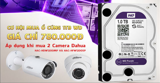 Cơ hội mua Ổ cứng HDD 1TB WD giá chỉ 780.000đ