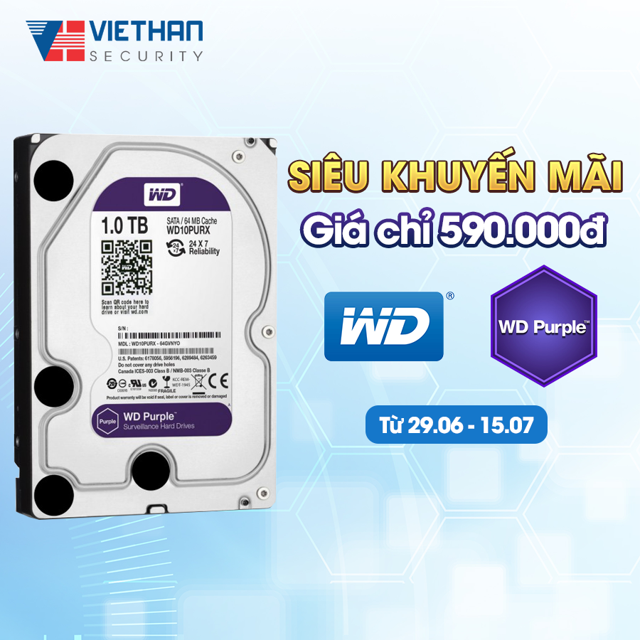 Siêu khuyến mãi - WD Purple giá cực sốc