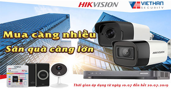Mua càng nhiều săn quà càng lớn cùng HIKVISION