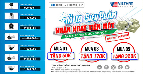 Mua Camera nhận ngay tiền mặt