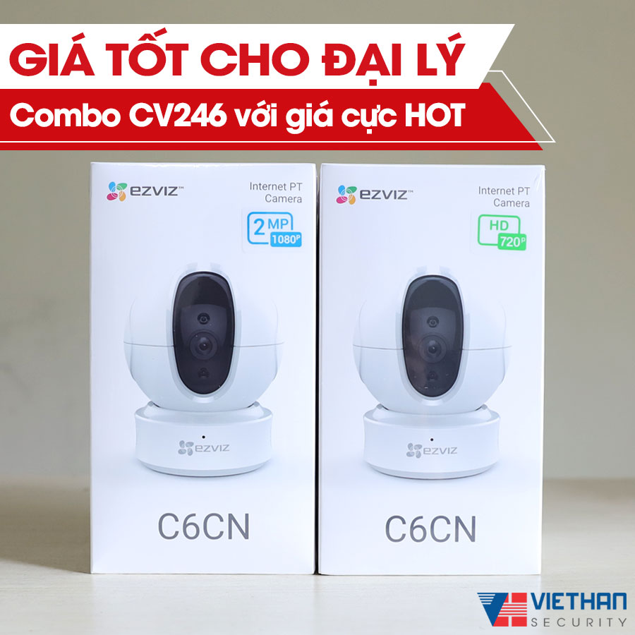 Combo camera EZVIZ CS-CV246 giá cực tốt cho đại lý