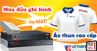 Khuyến mãi Tặng áo thun cao cấp khi mua đầu ghi hình HIKVISION