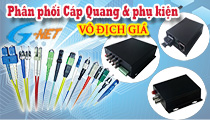 Phân phối cáp quang & phụ kiện G-NET chính hãng