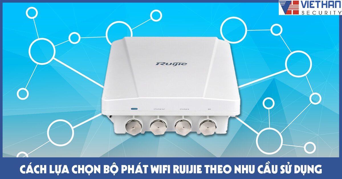 Cách lựa chọn bộ phát wifi Ruijie theo nhu cầu sử dụng 