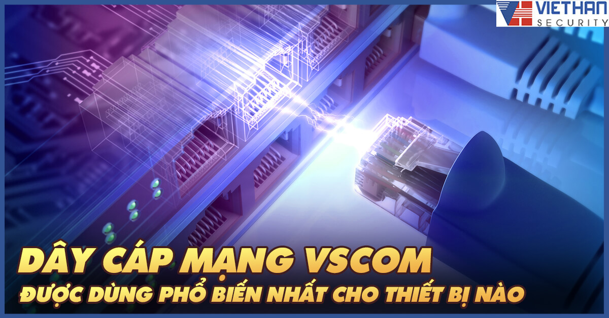 Dây cáp mạng Vscom được dùng phổ biến nhất cho thiết bị nào