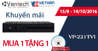 Khuyến mãi Vantech Mua 1 TẶNG 1