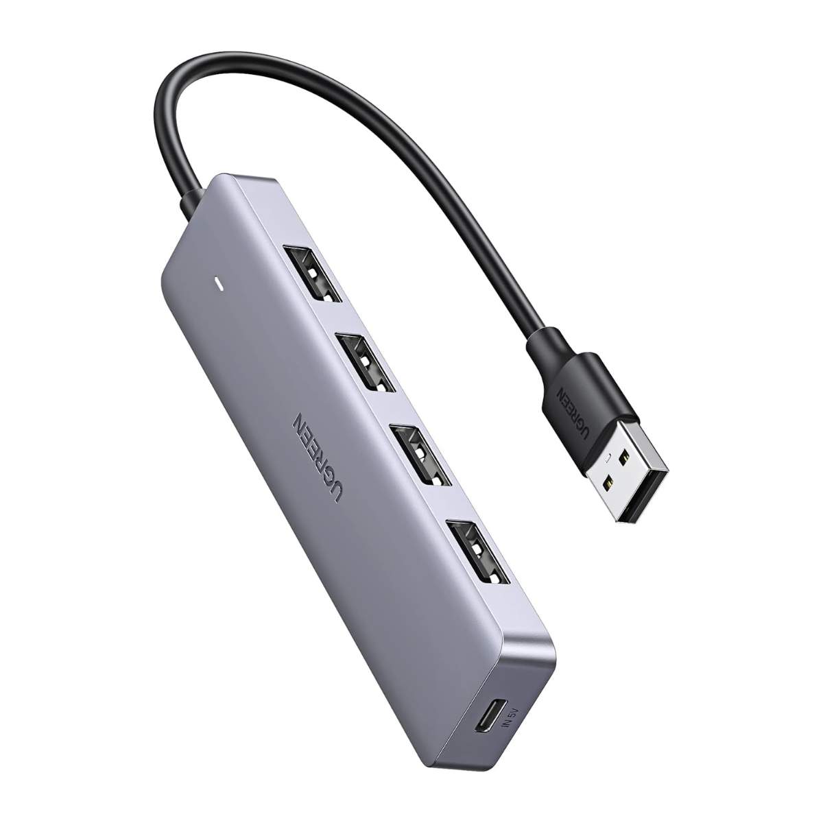 Bộ chia USB 4 cổng 15cm Ugreen 50985 CM219 USB-A to 4*USB 3.0, tốc độ truyền 5Gbps