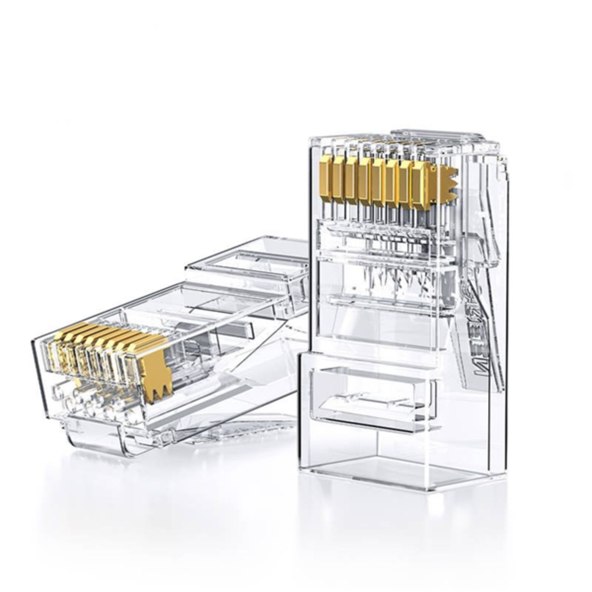 Đầu bấm mạng RJ45 Cat6 8P8C UTP mạ vàng 50U Ugreen 20840 (hộp 100c)
