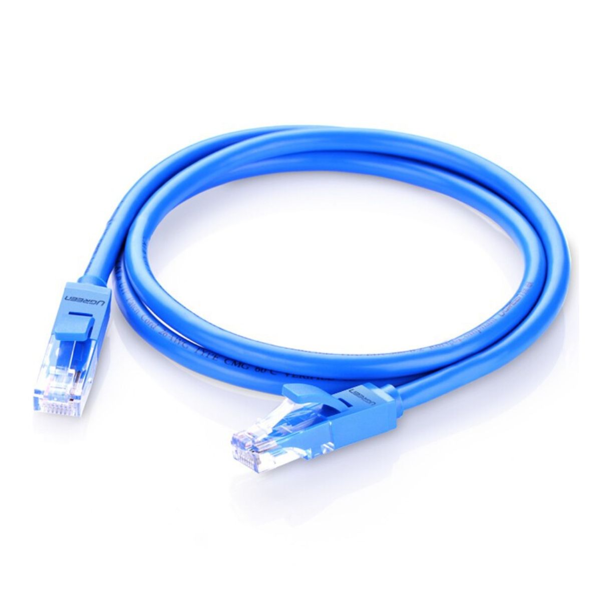 Cáp mạng đúc sẵn Cat6 1m chính hãng Ugreen 11201 cao cấp