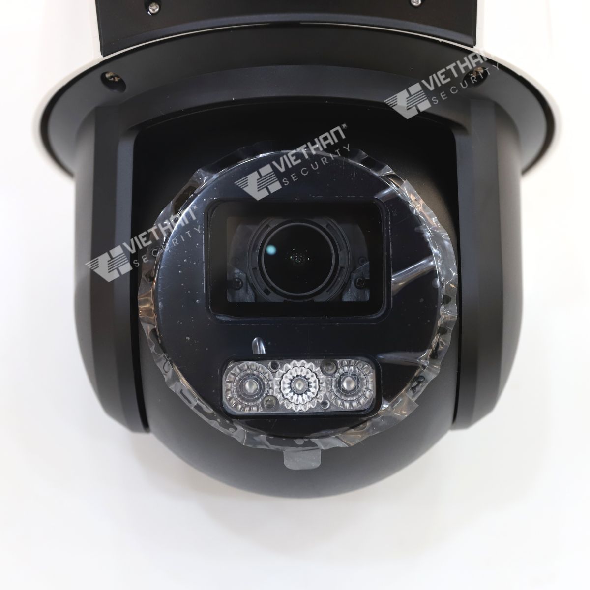 Camera TandemVu PTZ Hikvision DS-2SE3C404MWG-E/14 8MP (4MP+4MP) đàm thoại hai chiều, hồng ngoại 40m, phát hiện người/xe