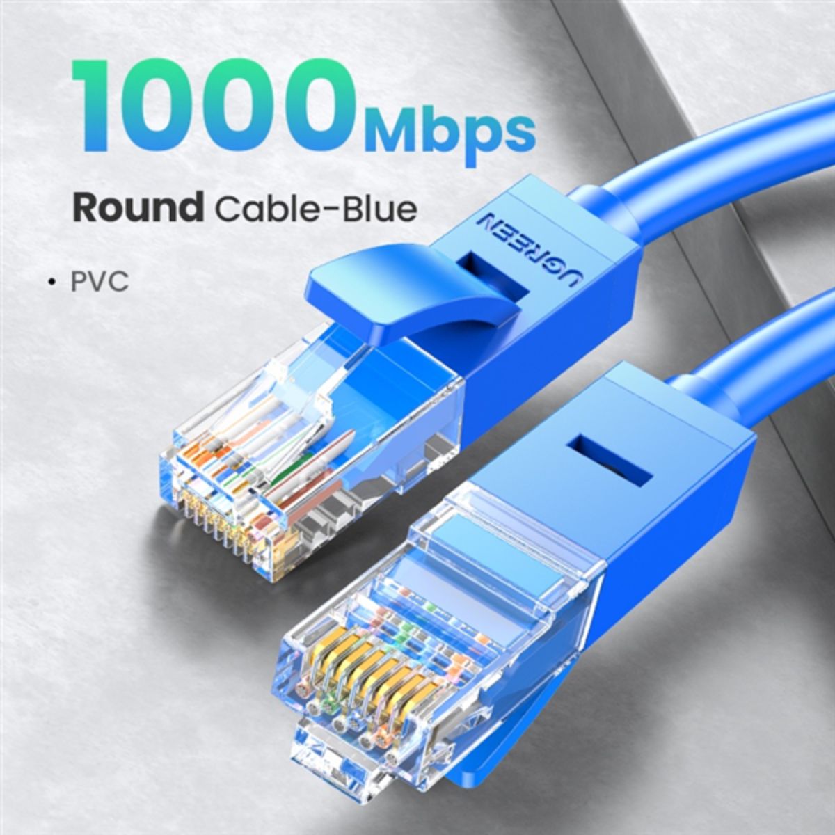Cáp mạng đúc sẵn Cat6 3m chính hãng Ugreen 11203 cao cấp