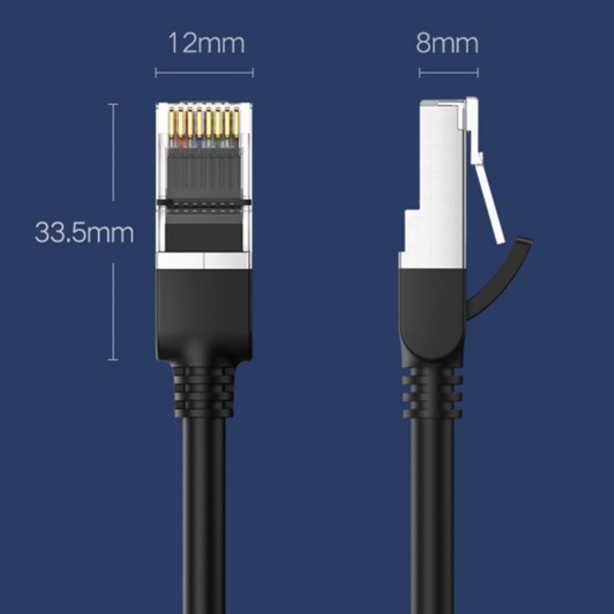 Cáp mạng Cat6 đúc sẵn dài 0,5m chính hãng Ugreen 50190 cao cấp