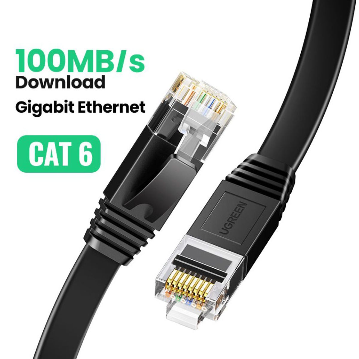 Cáp mạng đúc sẵn Cat6 dài 5m chính hãng Ugreen 50187 cao cấp