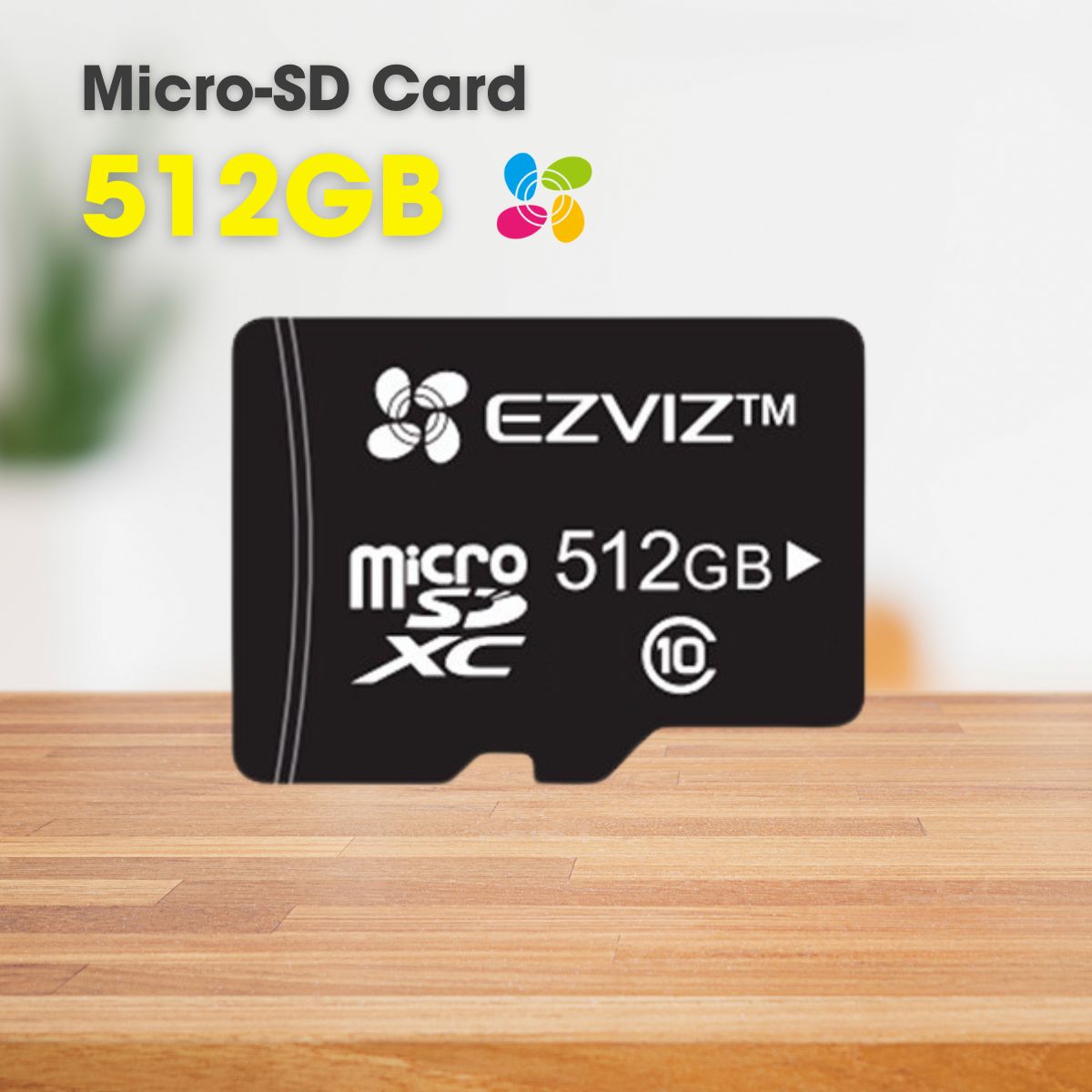 Thẻ nhớ Micro SD Ezviz 512GB tốc độ 90MB/s Class 10 UHS