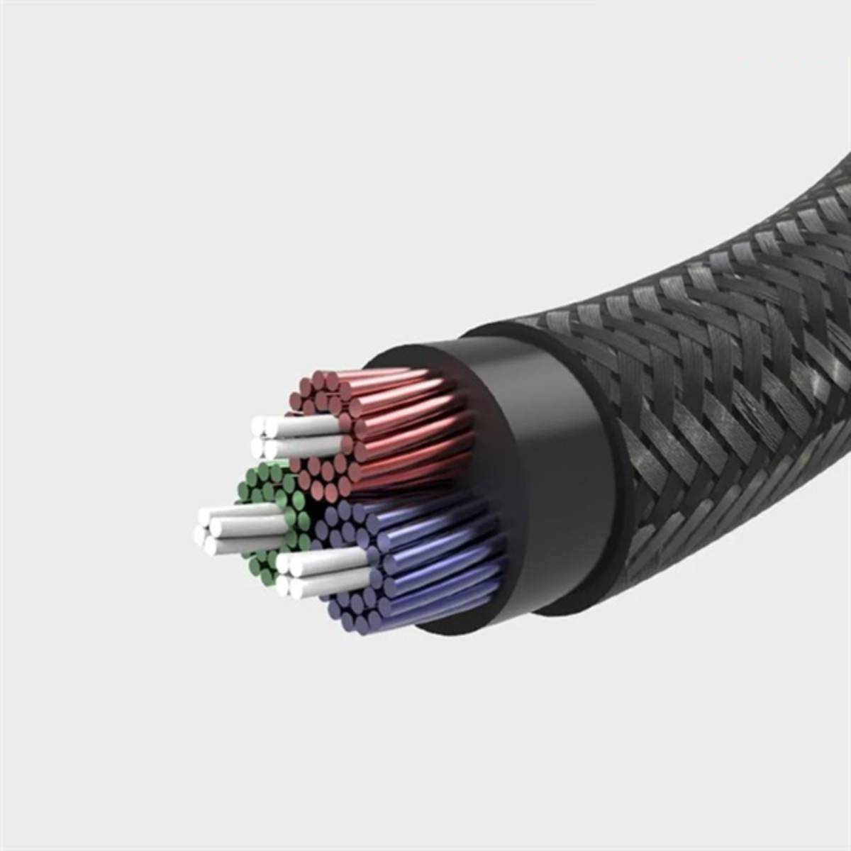 Cáp audio âm thanh AUX 3.5mm bện Nylon bẻ góc 90 độ dài 1M Ugreen 60179 cao cấp (Blue)