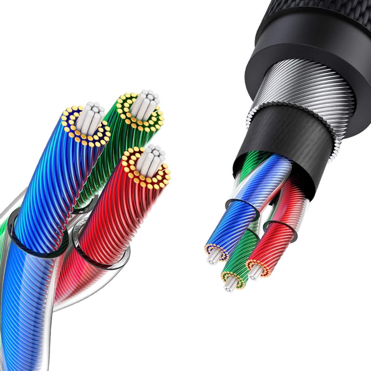 Cáp Audio M/M 4 Cực Ugreen 3.5mm Vỏ Alu 5m 90788