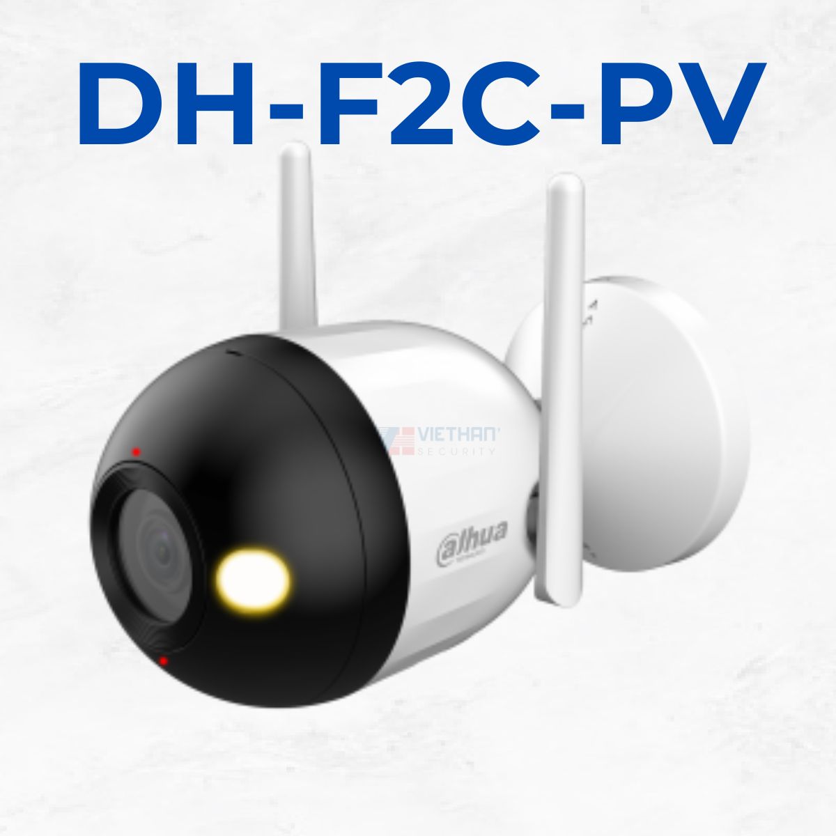 Camera Wifi Bullet 2MP Full- Color DAHUA DH-F2C-PV, Đàm thoại 2 chiều, IP67, Hồng ngoại 30m.