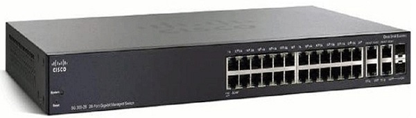 Switch Cisco SRW2024P-K9 24-Port 10/100/1000 Gigabit PoE (Công suất tối đa mỗi port 15.4W, Công suất tối đa switch 180W)