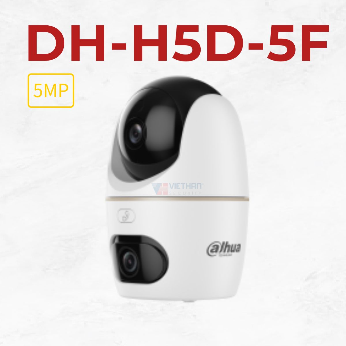 Camera Wifi 2 Ống Kính 5MP Dahua DH-H5D-5F, Đàm Thoại 2 Chiều, Wifi 6, Phát Hiện Thông Minh