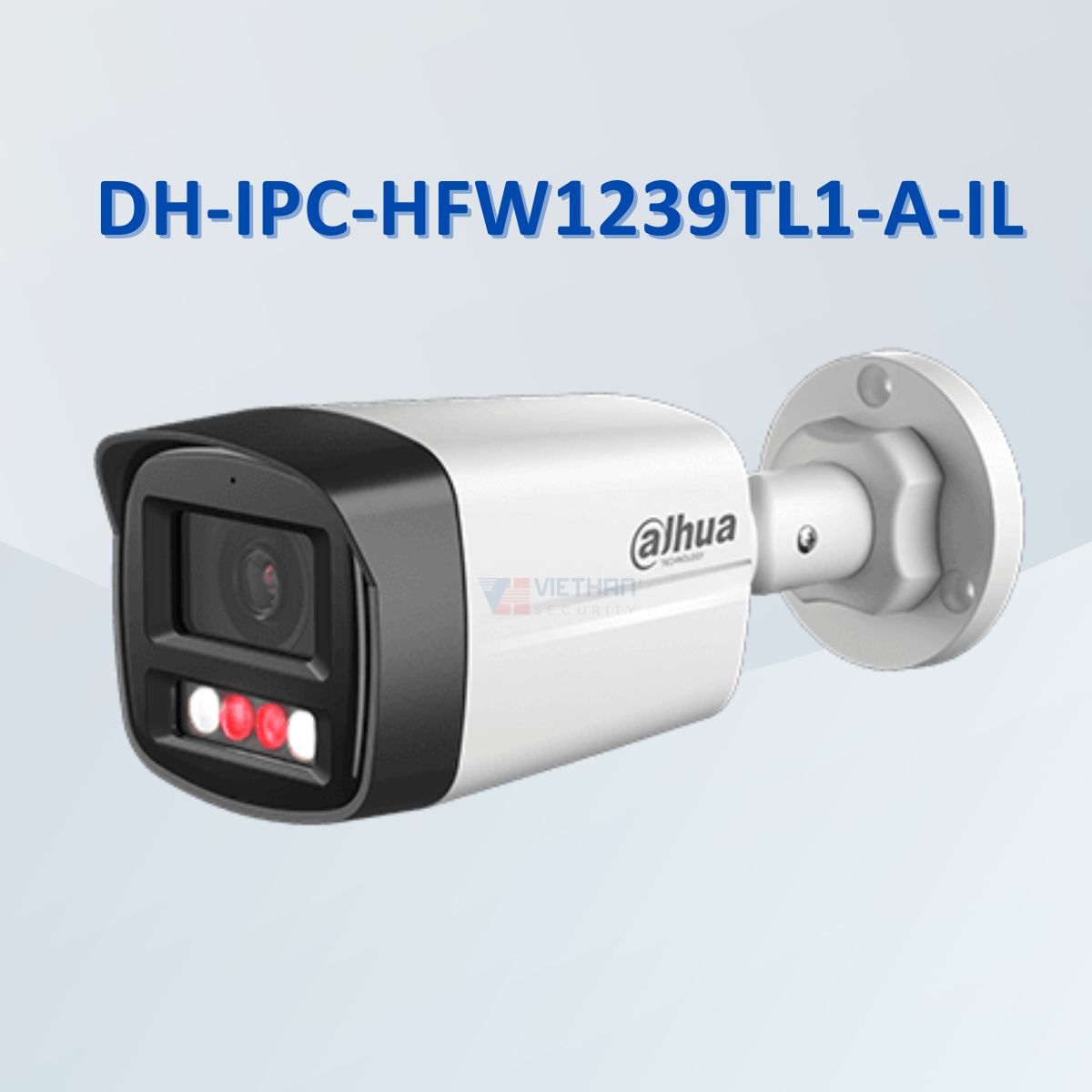 Camera IP ngoài trời ánh sáng kép Bullet 2MP DAHUA DH-IPC-HFW1239TL1-A-IL, hồng ngoại 30m, tích hợp mic 