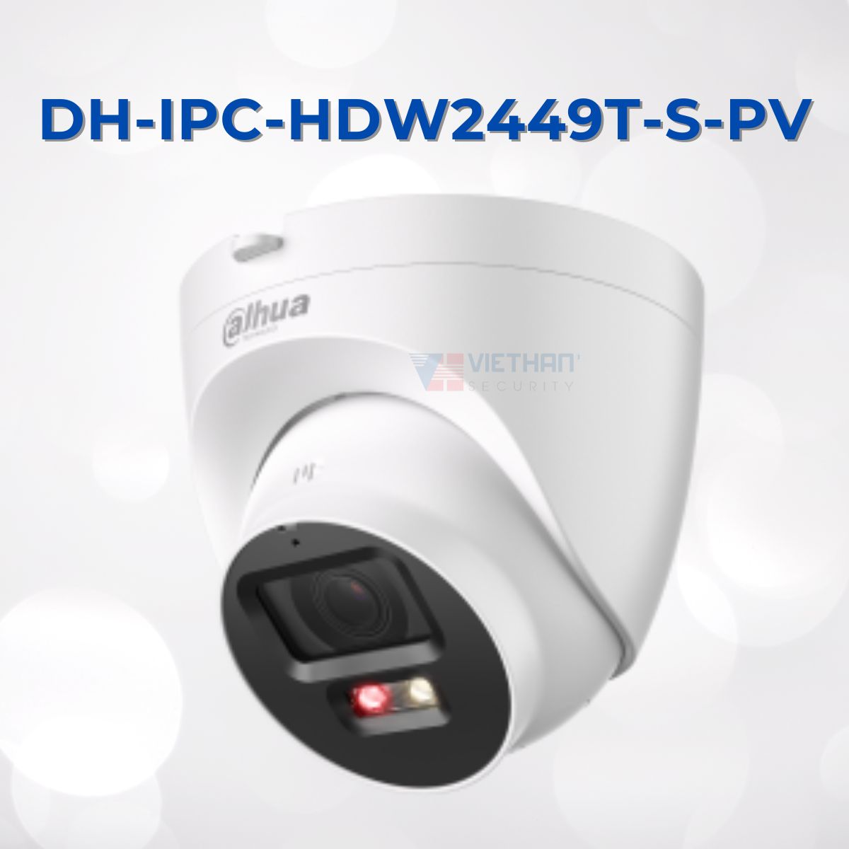 Camera IP 4MP Dome DAHUA DH-IPC-HDW2449T-S-PV, đèn LED, hồng ngoại 30m, Đàm thoại 2 chiều 