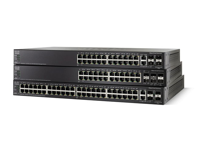 Switch Cisco SG500-52-K9-G5 48-port GB + 4 Gigabit Ethernet (2 combo* Gigabit Ethernet + 2 1GE/5GE SFP) Switch