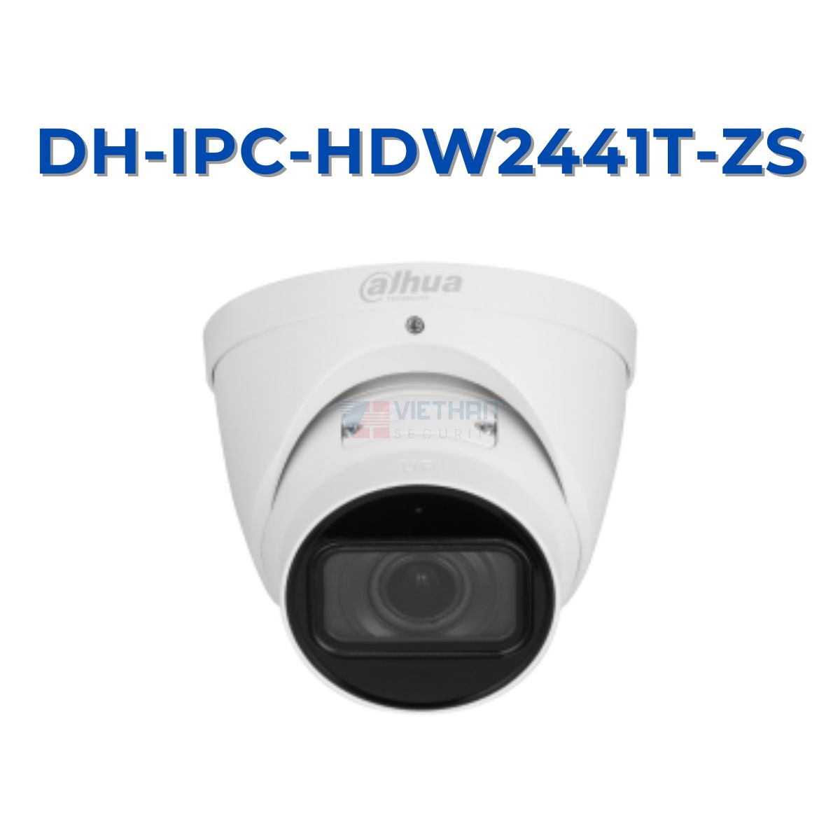 Camera IP Dome 4MP DAHUA DH-IPC-HDW2441T-ZS, Tích hợp mic, hồng ngoại 40m