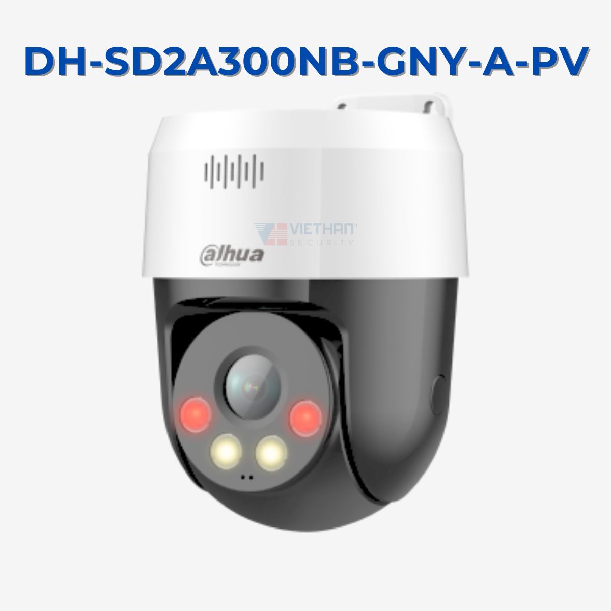 Camera IP Speed Dome 3MP Dahua DH-SD2A300NB-GNY-A-PV, Tích hợp Mic & Loa, Đèn cảnh báo, Đèn LED