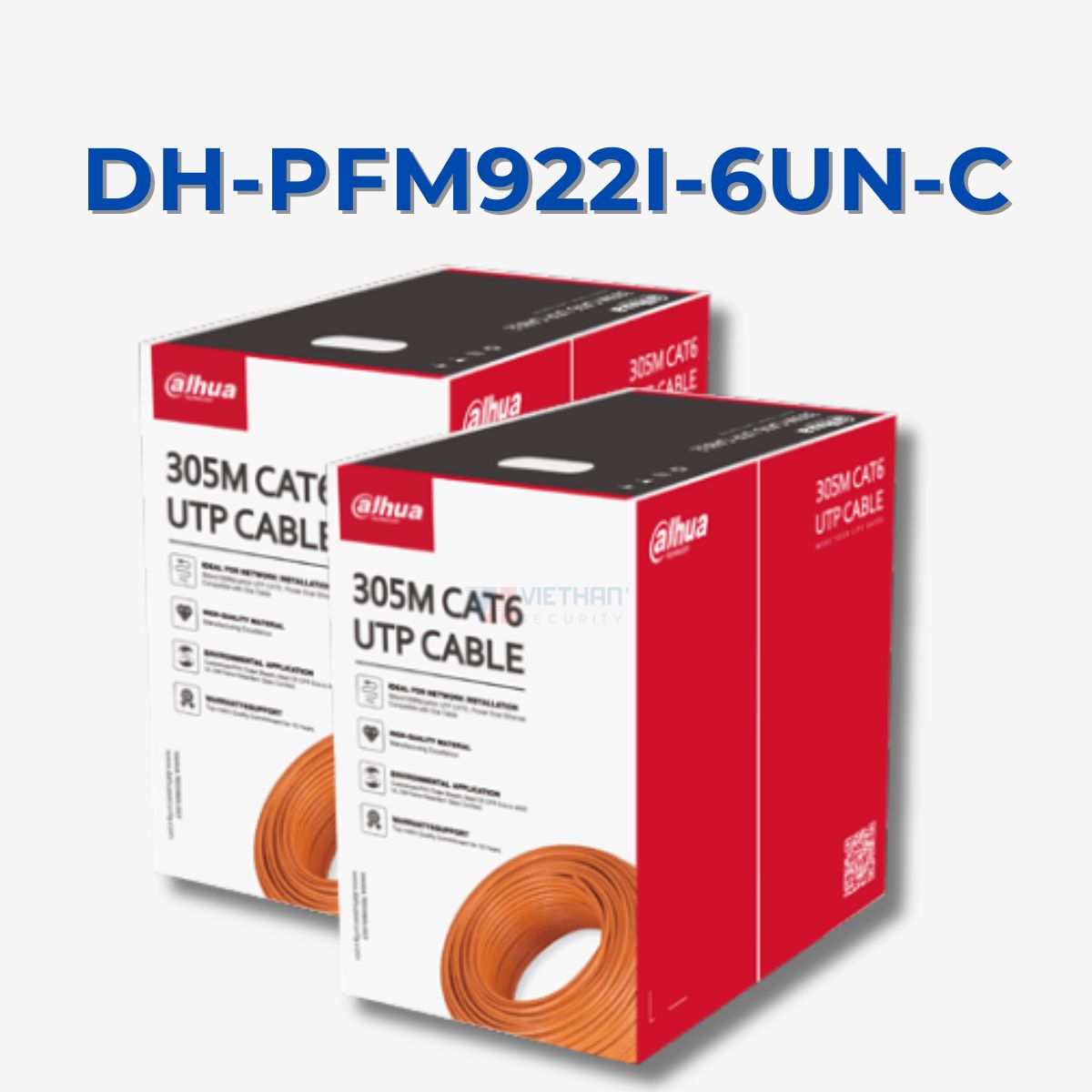 Cáp mạng UTP Dahua DH-PFM922I-6UN-C (CAT6 Hợp kim - 305m)