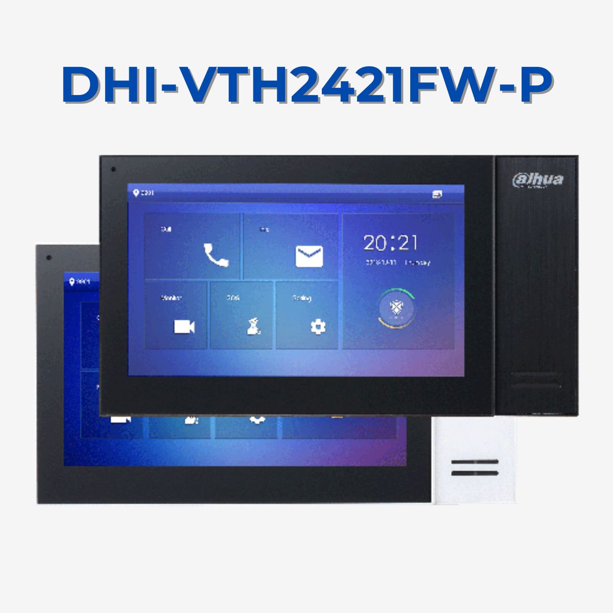 Màn hình chuông cửa IP LCD 7-inch Dahua DHI-VTH2421FW-P để lại tin nhắn, video, đàm thoại 2 chiều 