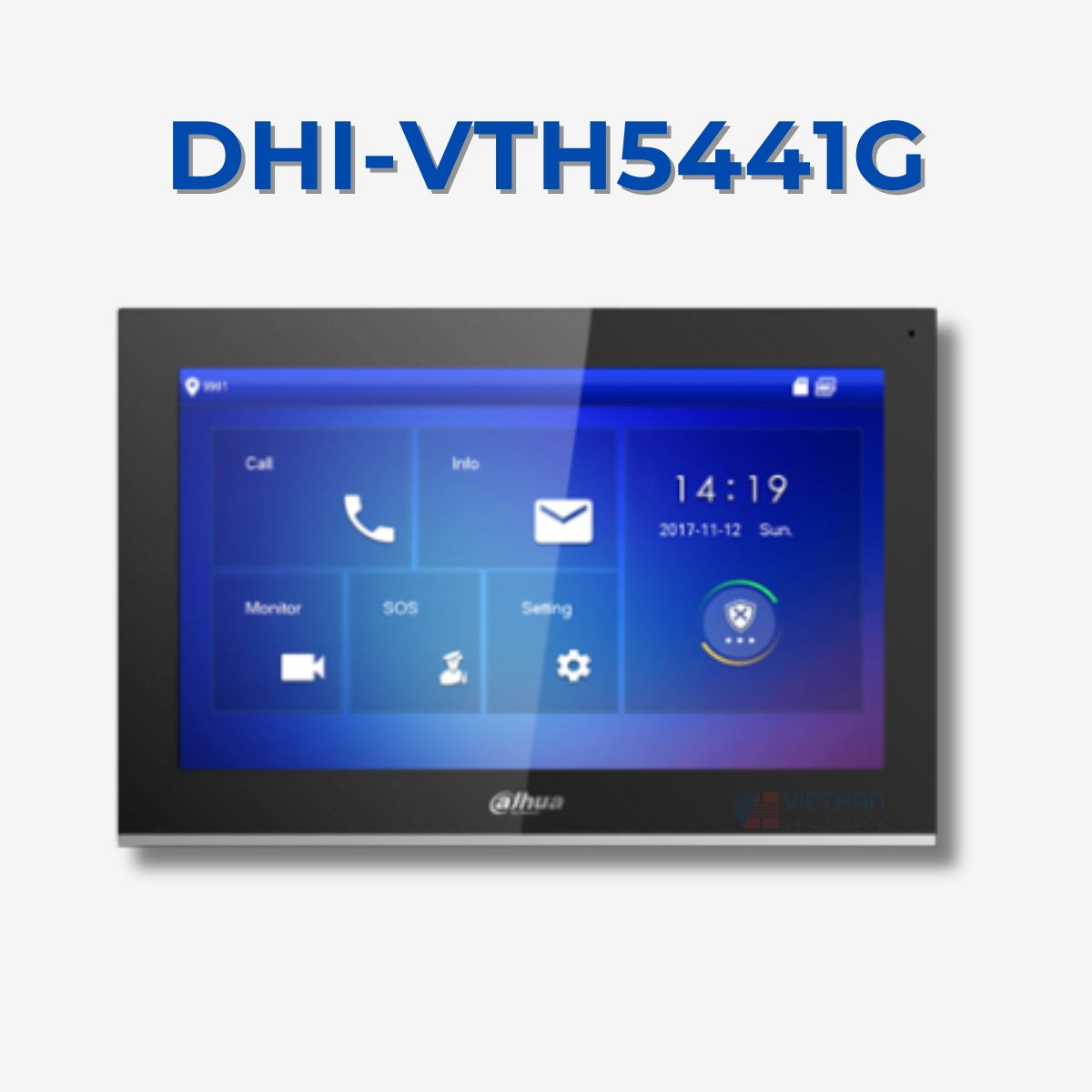 Màn hình chuông cửa IP LCD 10-inch Dahua DHI-VTH5441G, đàm thoại 2 chiều, tích hợp báo động 