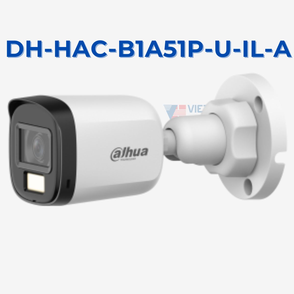 Camera Bullet 5MP  HDCVI Dahua DH-HAC-B1A51P-U-IL-A, tích hợp mic, đèn LED 