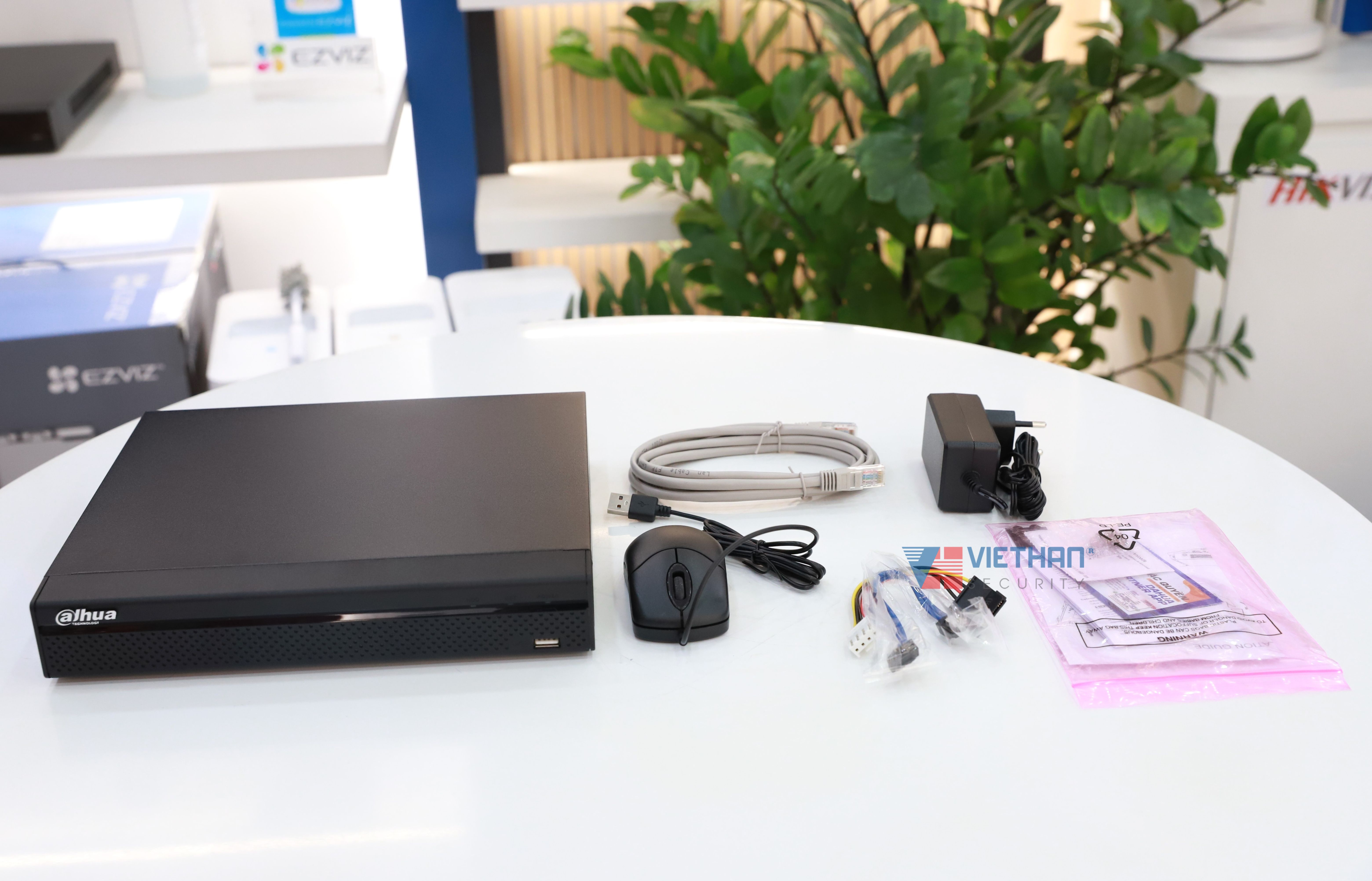 Đầu ghi hình camera IP 16 kênh 12MP DAHUA DHI-NVR2116HS-4KS3, băng thông đầu vào 144Mbps, phát hiện chuyển động. 