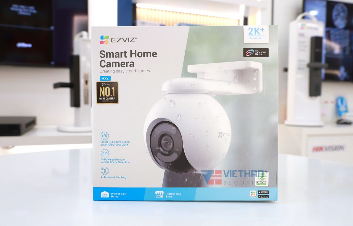 Camera màu ban đêm EZVIZ H8X WiFi 4MP Đàm Thoại 2 Chiều, Quan Sát 360°