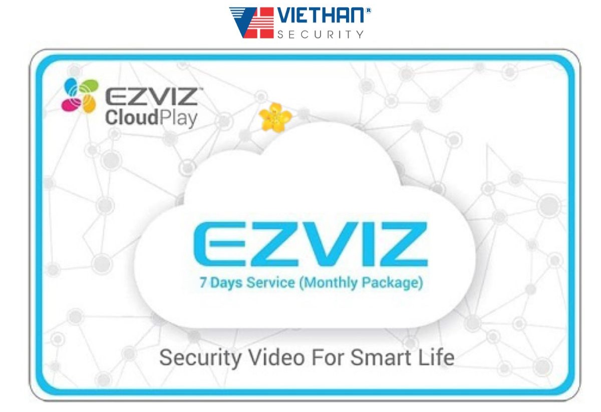 Thẻ lưu trữ EZVIZ 7-days Cloud Card (yearly) 400600970- lưu trữ 7 ngày