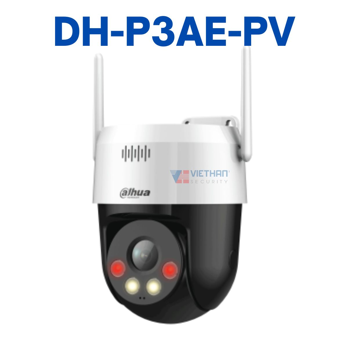 Camera Wifi 3MP DAHUA DH-P3AE-PV đèn LED, Đàm thoại 2 chiều, Còi hú, Phát hiện thông minh. 