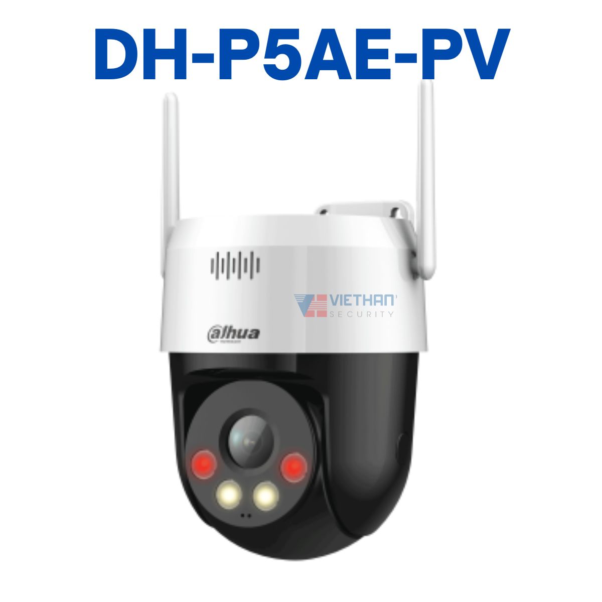 Camera Wifi 5MP DAHUA DH-P5AE-PV đèn LED, Đàm thoại 2 chiều, Còi hú, Phát hiện thông minh. 