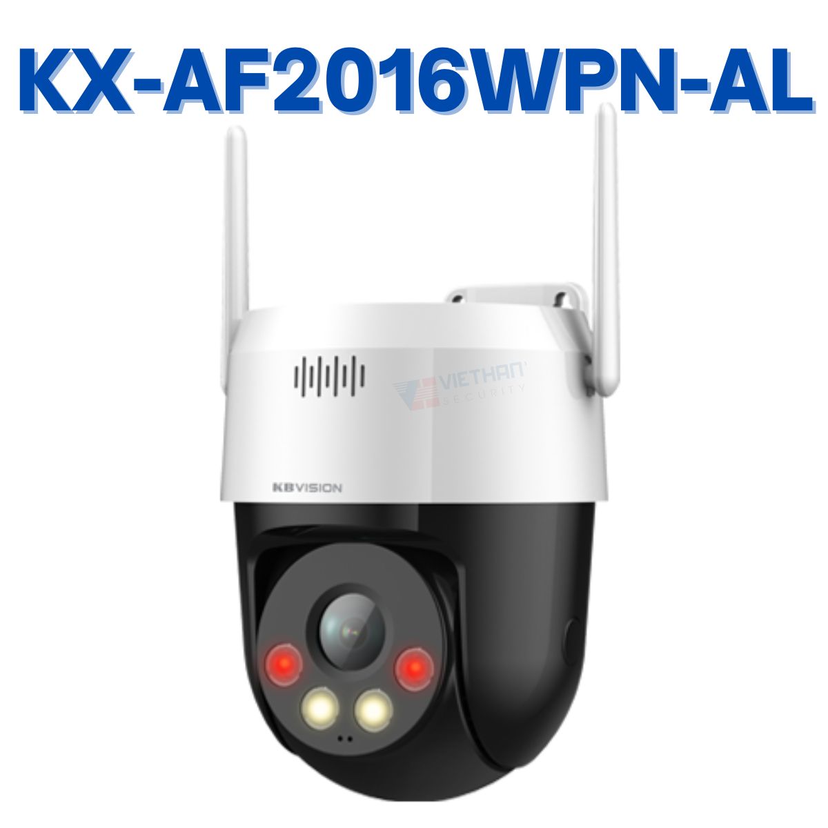 Camera IP Wifi PTZ KBVISION KX-AF2016WPN-AL 2MP, Đàm thoại 2 chiều, báo động đèn và còi hú