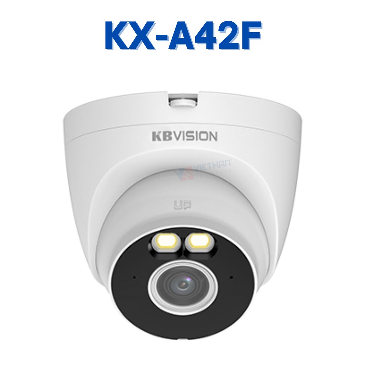 Camera IP Wifi  Dome Full Color KBVISION KX-A42F 4MP, Tích hợp MIC, Đèn LED, Phát hiện con người 