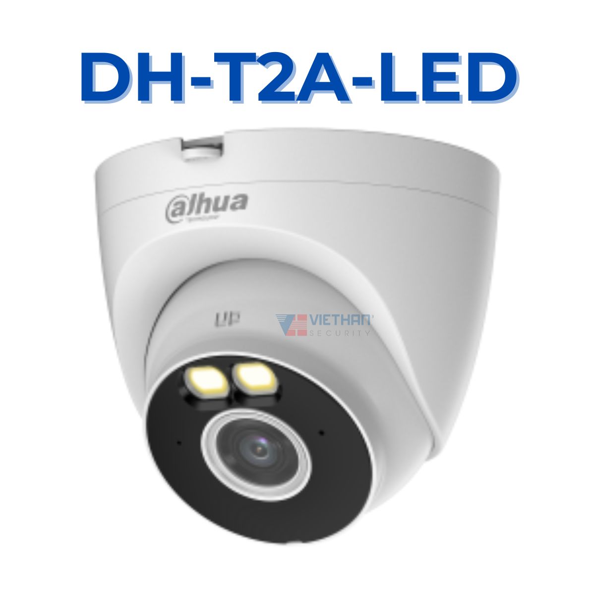 Camera IP Dome Full Color 2MP DAHUA DH-T2A-LED, Đàm thoại 2 chiều, Đèn LED 30m, Phát hiện chuyển động