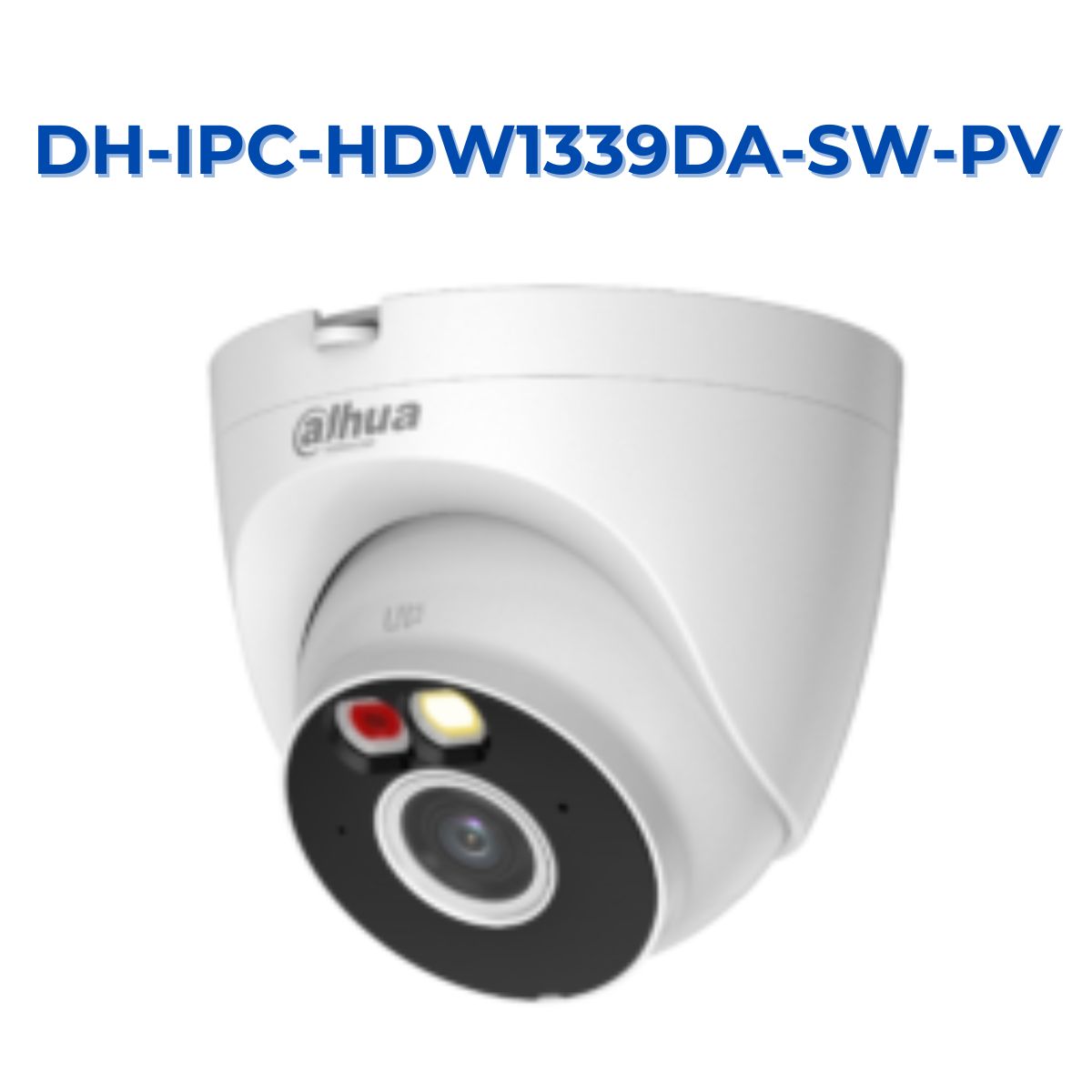 Camera IP Wifi Turret 3MP DAHUA DH-IPC-HDW1339DA-SW-PV, Đàm thoại 2 chiều,Phát hiện chuyển động, Còi báo