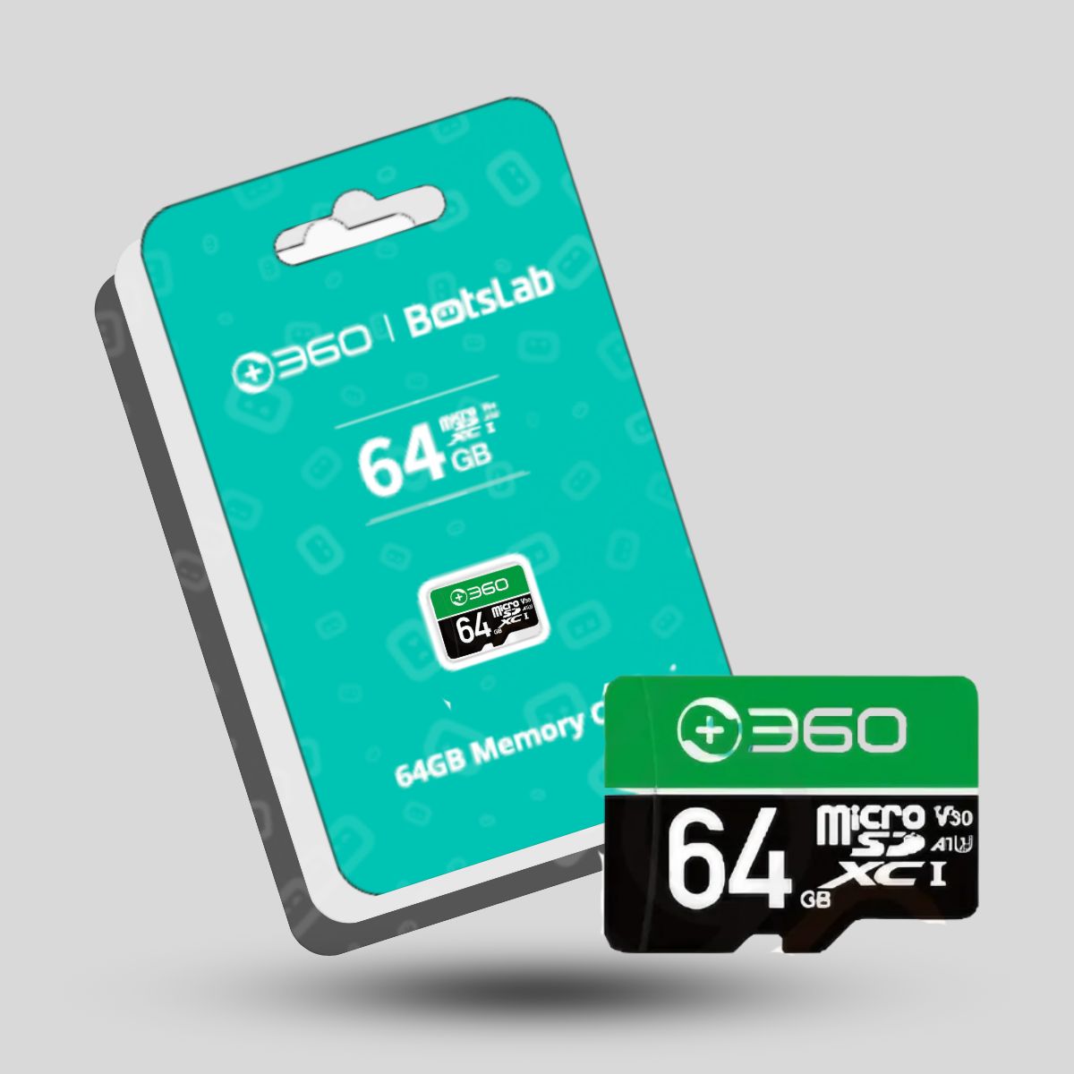 Thẻ Nhớ Micro SD Tốc Độ Cao Class 30 BOTSLAB 64GB, Dành cho Camera và Điện thoại, Tốc độ 30mb/s